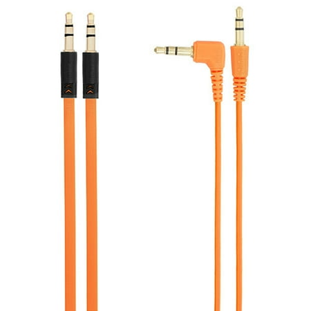 Chromo Inc 2 Pack Aux 3.5mm - 3.5mm Translucent Auxiliary Music Cables -