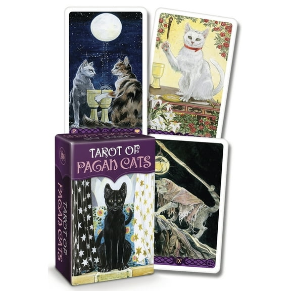 Tarot of Pagan Cats Tarot of Pagan Cats Mini Deck, (Hardcover)