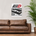thumbnail image 5 of Initial D Poster, Japanese Anime Canvas Decorative Poster, Wall Art For Dorm Bedroom Living Room, No Frame, 5 of 7