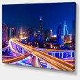 thumbnail image 2 of Interchange Overpass at Night Skyline, 2 of 3