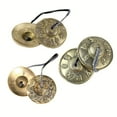 thumbnail image 4 of GLFILL 1 Pair High Quality Meditation Yoga Cymbal Bell Instrument Cymbal Bell C, 4 of 4