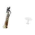 thumbnail image 4 of Figura Decorativa Ligera De Una Mujer Tribal Africana, Ideal Para Hoteles, Casas De Muñecas En Miniatura, Mesas Redondas, Mesas Auxiliares Y Juegos De Simulación En Jardines Y Casas De Juegos., 4 of 7