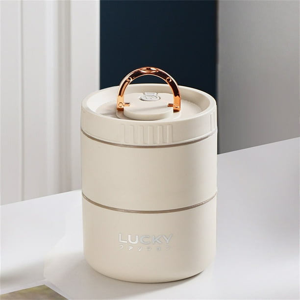 ¡Compre 2 y obtenga 3! Fiambrera térmica Bento Box, contenedor de almuerzo aislado portátil, contenedor de alimentos apilable de acero inoxidable a prueba de fugas