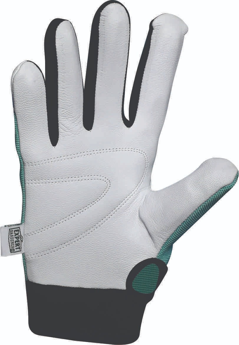 Expert Gardener Women's Goatskin Leather Performance Gloves Size Large 
