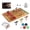 Small Size, variant on Grhonior Horse Racing Board Game Thickened Wood Finish Line Horse Race Game with 11 Metal Horses for Parties and Gambling