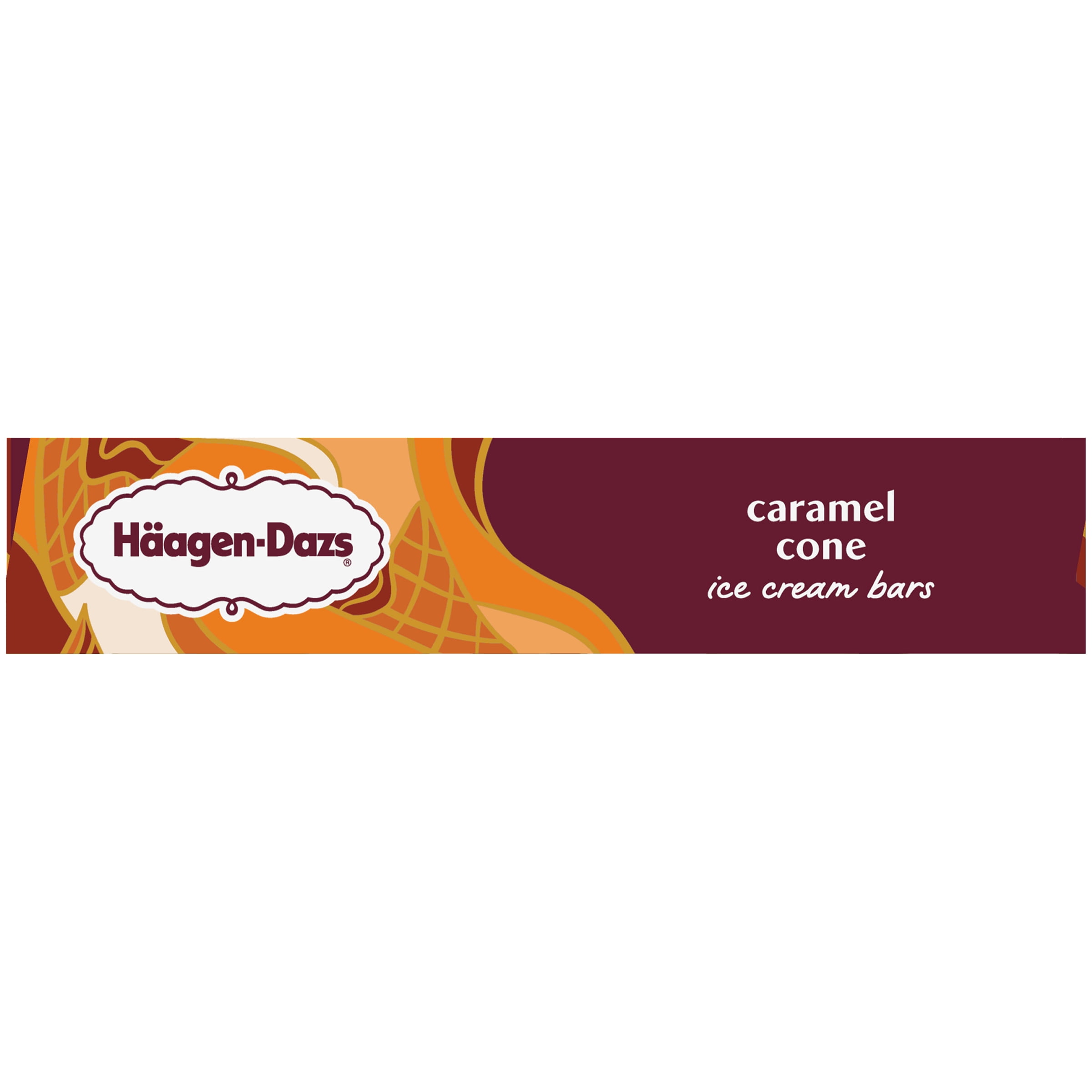 HAAGEN-DAZS Caramel Cone Ice Cream Bars 3 ct Box