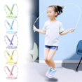 thumbnail image 5 of TNOBHG Soft Bead Skipping Rope 280cm Kids Skipping Rope Segmented Soft Bead Adjustable Non-slip Handle Tangle-free Physical Testing Training Students Jump, 5 of 8