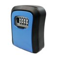 thumbnail image 1 of Yeacher Key Lock Box Wall Mount Aluminum Alloy 4-Digit Combination Waterproof Lockbox Key Safe Box Portable Storage for House Key ID Card U Disk, 1 of 7