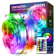 thumbnail image 1 of Tira de luces LED dalattin de 60 m con control remoto RGB de 24 V, 1 of 6