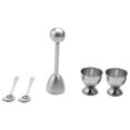 thumbnail image 1 of Juego de descascarilladores para huevos, herramienta separadora de huevos duros blandos, incluye cucharas y tazas, removedor y cortador de cáscaras, 1 of 5