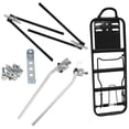 thumbnail image 2 of 2X Rear Pannier Rack Mountain Bike Shelf Aluminum Alloy Carrier Accessories Bicycle Cycle,2 x Rear Pannier Rack,Black, 2 of 9