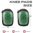 thumbnail image 3 of Safe Handler Heavy Duty Work Gel Knee Pads  with Foam Cushion, Adjustable Straps & Hard Cap for Construction, 3 of 7