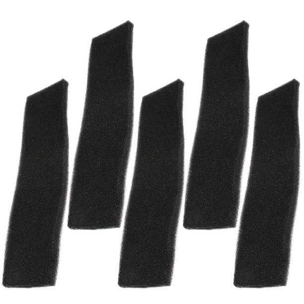 5 filtros bioquímicos de algodón, red de carbón activado, esponja de filtro de alta densidad y espesado para acuarios y estanques (agujero pequeño de 50 x 12 x 2 cm).