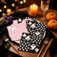thumbnail image 5 of 20 Pcs Halloween Ghost Paper Napkins, Pink Black Disposable Party Napkins for 20 Guests, Cute Spooky Holiday Decorations, 5 of 7