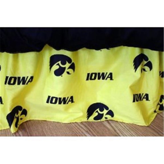 Comfy Feet IOWDRTW Iowa Printed Dust Ruffle Twin