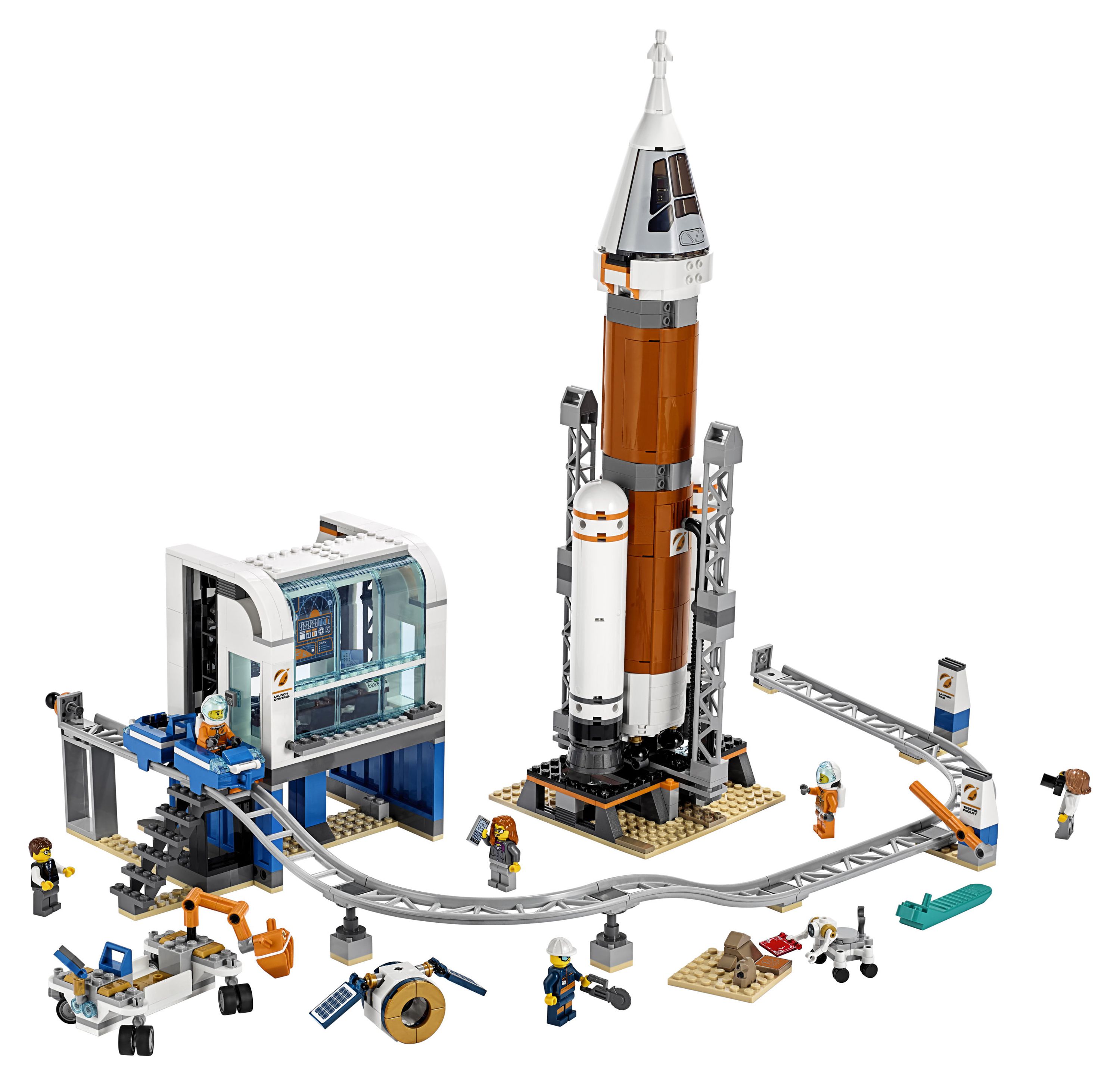 LEGO City Space Deep Space Rocket Launch Control 60228 with Toy Monorail - image 3 of 6