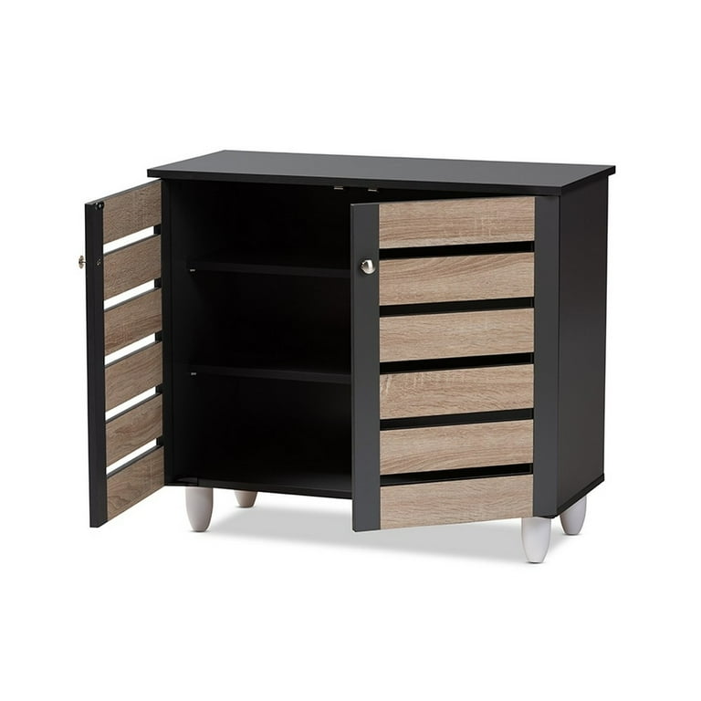 Baxton studio 2024 gisela shoe cabinet