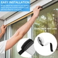 thumbnail image 4 of Uxcell Window Screen Mesh, 35" x 55" DIY Fiberglass Netting Mesh Grey Frame with Hook and Loop Adhesive Edging, 4 of 6