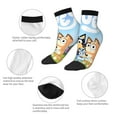 thumbnail image 4 of Saiise Bluey Funny Socks Men Women Adults Novelty Graphic Crew Tube Socks Crazy Design Casual Dress Socks for Sports,Running,Travel, 4 of 7
