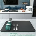 thumbnail image 7 of Dish Drying Mat for Kitchen Counter, 15.74"x11.8"Dish Drying Pad with Non-slip Rubber Backed, Hide Stain Anti Absorbent for Kitchen Counter, Drying Mat for Coffee Machine Dish Rack, 7 of 7