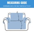 thumbnail image 3 of CHOK 100% Waterproof Sofa Cover Machine Washable Couch Cover Non Slip Furniture Protector Slipcover for Dogs  Children  Pets  Oversized Sofa  Brown, 3 of 8
