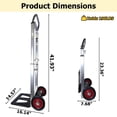 thumbnail image 5 of Lightweight Small Handtruck Dolly 90kg Load Capacity with Easy Assembly for Furniture and Heavy Objects, 5 of 11