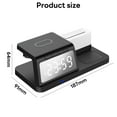 thumbnail image 7 of INSMART Alarm Clock with Wireless Charger,6 in 1 Wireless Charging Station, Magnetic Charger with Night Light Bedside Clock for iPhone,Apple Watch,Airpods, 7 of 7