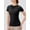 black, variant on Fitness wear, Women's Yoga wear, top, Quick-Dry Clothes, Running Sportswear, Elastic Tights, Base Shirt, Short-Sleeved Shirt