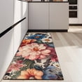 thumbnail image 4 of Pioneer Flower Floral Print Pattern Kitchen Rug Mat,Kitchen Runner Rugs Non Skid Washable,Decorative Kitchen Floor Mats for Kitchen,Sink,Laundry,17"X47", 4 of 5