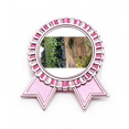 thumbnail image 1 of Planta hoja Lotus Lake Insignia broche Medalla rosa premiada, 1 of 3