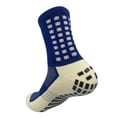 thumbnail image 4 of Calcetines de fútbol hasta la mitad de la pantorrilla para hombre, con fondo de toalla engrosado, absorbentes de sudor, dispensados, calcetines deportivos de fútbol antideslizantes, 4 of 5
