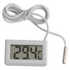 Mini Probe Hygrometer Thermometer, Reptile Aquarium Thermometer Digital LCD Display Indoor Outdoor Humidity Meter Gauge Temperature Monitor Meter for Tank Humidifiers