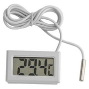 Mini Probe Hygrometer Thermometer, Reptile Aquarium Thermometer Digital LCD Display Indoor Outdoor Humidity Meter Gauge Temperature Monitor Meter for Tank Humidifiers