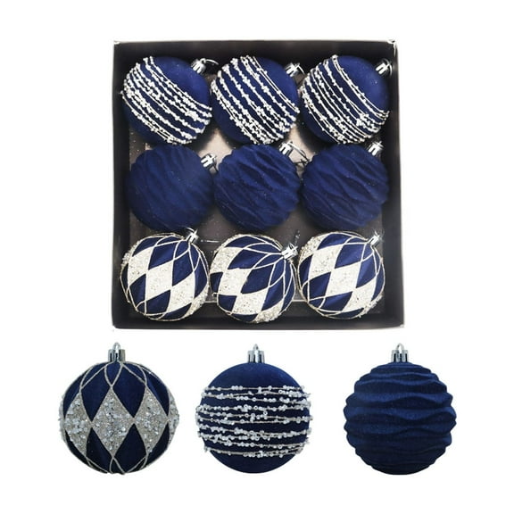 Diamonds Encrusted Velvet Christmas Ball, Christmas Tree Hanging Ornament, Holiday Decoration Enhancing Festive Ambiance, Perfect For Tree Styling, Window Displays, And Seasonal Home Decor