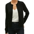 thumbnail image 1 of New  Banana Republic Womens Washable Forever Crew-Neck Cardigan Black, Medium, 4213-5, 1 of 3