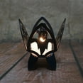 thumbnail image 6 of Miommo Halloween Ornaments Halloween Candle Holder Tealight Candle Holders with Pumpkin Bat Funny Shadow Black Metal Tea Light Holders Scary Halloween Decoration for Table Centerpieces Part, 6 of 9
