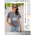 thumbnail image 2 of Hibeli Women NASA Letters Print Casual T-Shirt Short Sleeves Tee Shirts, 2 of 7