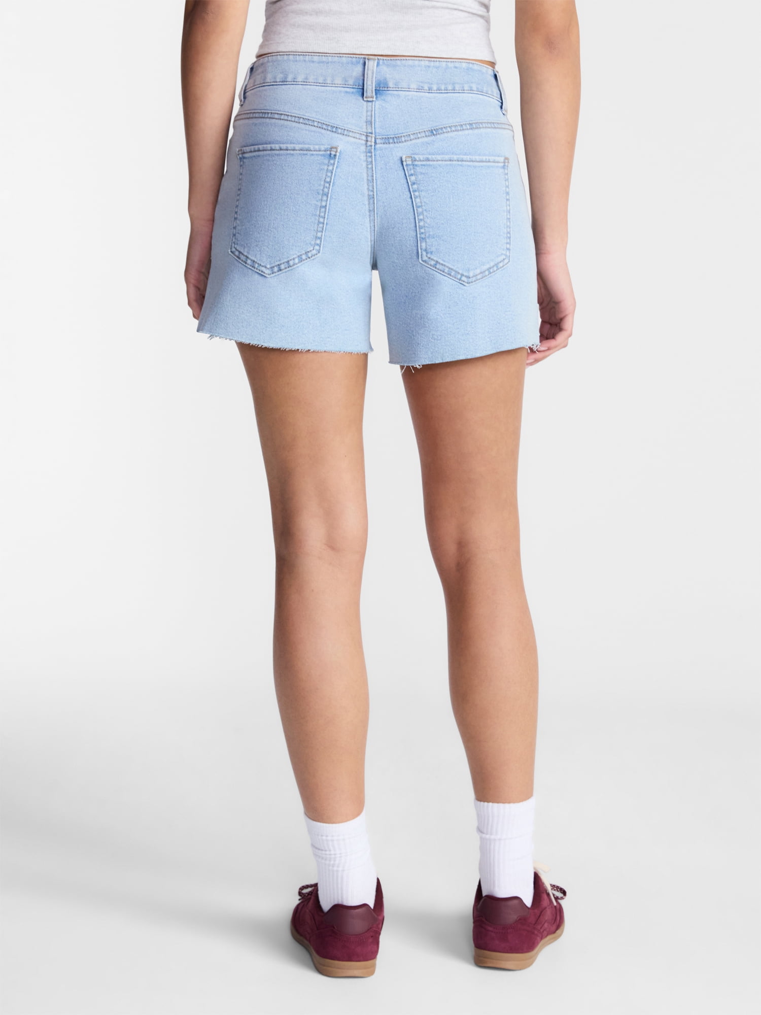 No Boundaries Relaxed Fit Shorts, 5" Inseam, Women's 00-20