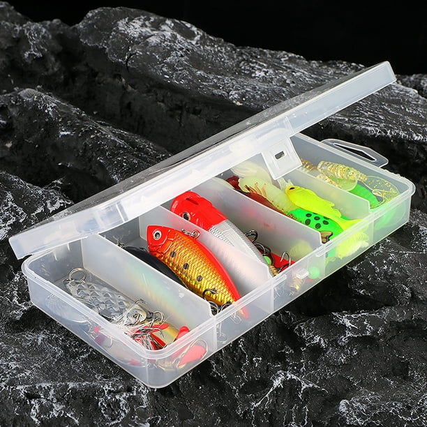 78Pcs Fishing Lures Kit With Tackle Box For Saltwater Freshwater
