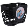 thumbnail image 5 of Cesta de scooter engrosada Cesta de bicicleta para niños Cesta de almacenamiento frontal de plástico (Negro), 5 of 5