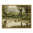 thumbnail image 3 of Drsoum Modern Vintage Wall Art Lake Print Artwork for Bedroom living room Dining room Kitch 11x14in Natural Framed, 3 of 6