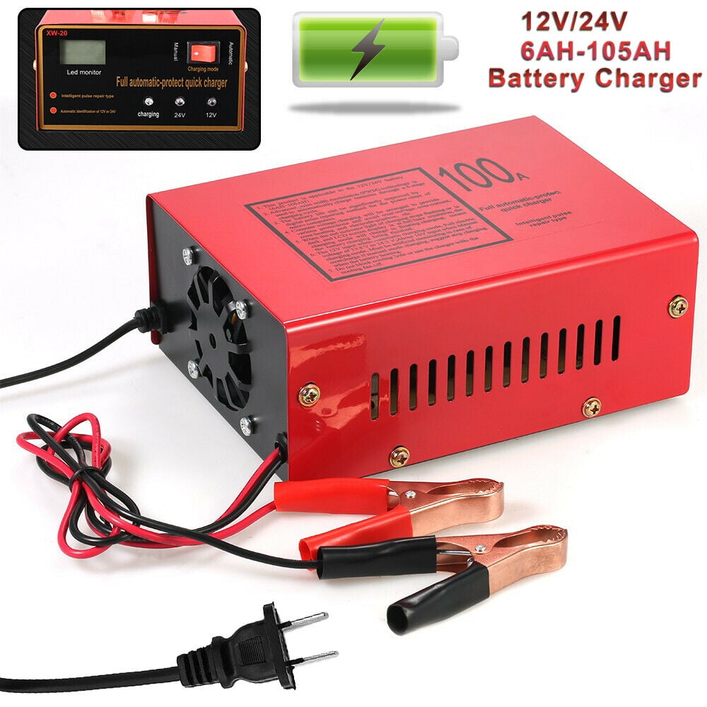 Maintenancefree Battery Charger 12V/24V 10A 140W Output