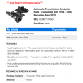 thumbnail image 2 of Automatic Transmission Conductor Plate - Compatible with 1996 - 2006 Mercedes-Benz E320 1997 1998 1999 2000 2001 2002 2003 2004 2005, 2 of 2