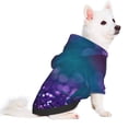 thumbnail image 2 of Balery Purple and Green Glitter Sudadera con Capucha para Perros Pequeños – Ropa para Mascotas, Disfraz para Perros y Gatos, Ideal para Fiestas y Cosplay-Small, 2 of 7