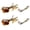 Brown, variant on BESTSKY 2Pcs Flapping Bird Cat Toy, Interactive Chirping Kitten Toy with Real Feathers and Catnip, Automatic Flapping Wings for Indoor Cats, Red