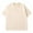 Beige, variant on WREESH Men's Solid Color Round Neck T-Shirt Casual Pullover with Short Sleeves, Solid Fashion Top Gray