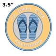 thumbnail image 2 of La Jolla Cove, California 3.5 Inch Iron Or Sew On Embroidered Fabric Badge Patch Ocean Beach, Salt Life Iconic Series, 2 of 2
