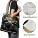 thumbnail image 3 of Rise of the Beasts Bolso de tela con estampado de lienzo para mujer, bolsa de compras reutilizable y estética, con cremallera interior, regalo para mujer,38*45cm., 3 of 6