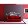 thumbnail image 2 of LaModaHome 1998 Testarossa Metal Silhouette Wall Art, 2 of 5
