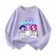 thumbnail image 4 of Camiseta holgada de manga larga con cuello redondo de Demon Hunters KPop para niños, ropa informal para niños de 100 a 160 cm, 4 of 5